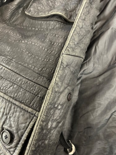 Giacca biker Versace Jeans Couture Ittierre Made in Italy pelle nera XL - Foto 11 di 14