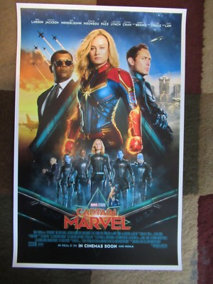 Marvel Captain Marvel Movie Poster 11x17 Clark Gregg Phil Coulson