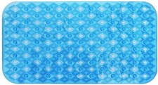 Bathtub Shower Mat Non slip and Latex Free with Drain Holes Suction Cups 28"x15"