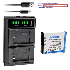 Kastar Battery LTD2 USB Charger for LB-50 LB50 & Lectrosonics SSM Transmitter