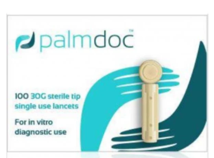 200 x Palmdoc 0.38mm, 30G  Lancets - (2 Boxes of 100) -NEW STOCK - Free P&P