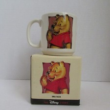 VINTAGE 90's Disney Store Winnie the Pooh Coffee Mug Cup NIB