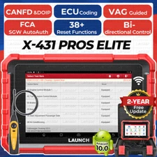 2025 Newest LAUNCH X431 Pro Elite V+ Bidirectional Car Diagnostic Scanner Coding