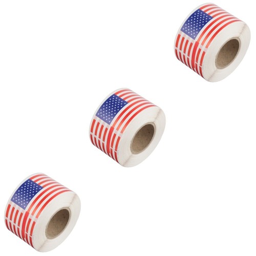 3 Pack Flaggenaufkleber Laptop -Abziehbilder Zum Nationaltag Usa - Afbeelding 12 van 12
