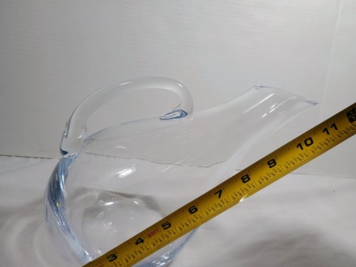 Glass Tilted Pitcher Water Wine Decanter duck 680z - Picture 2 of 4