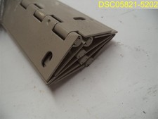 Qty 5: Heavy Duty Steel Piano Hinges Beige Power Coated Each Measures 59 1/4"x2"