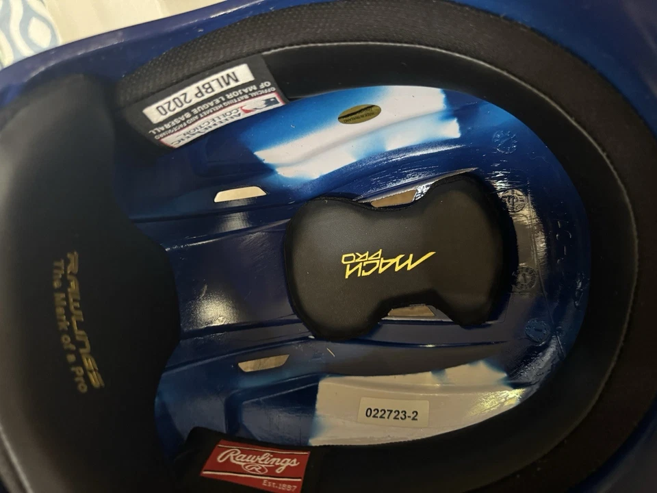 Jett Williams New York Mets Signed  Blue  Batting Helmet Fanatics MLB Certified - Image 2 of 3