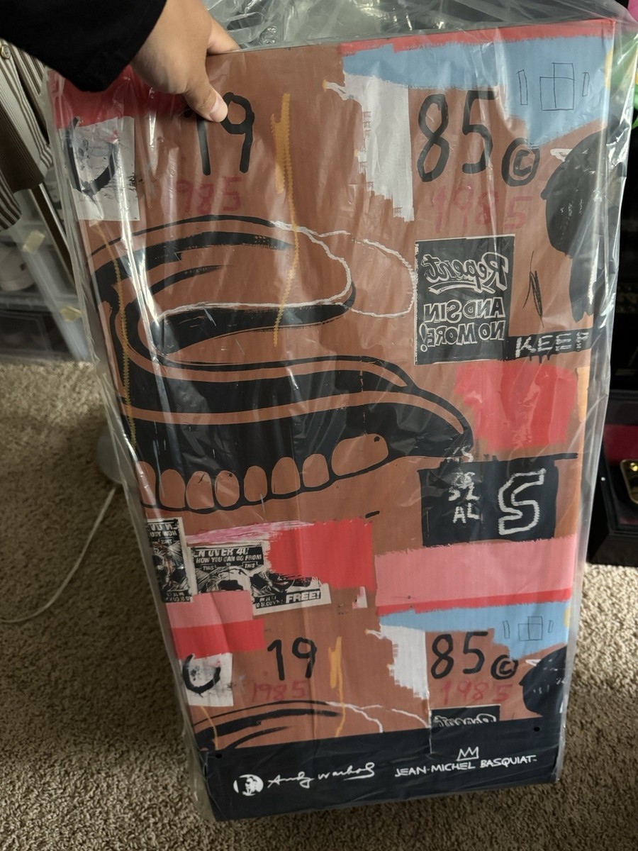Bearbrick Andy Warhol x JEAN-MICHEL BASQUIAT #2 1000% HARING KAWS