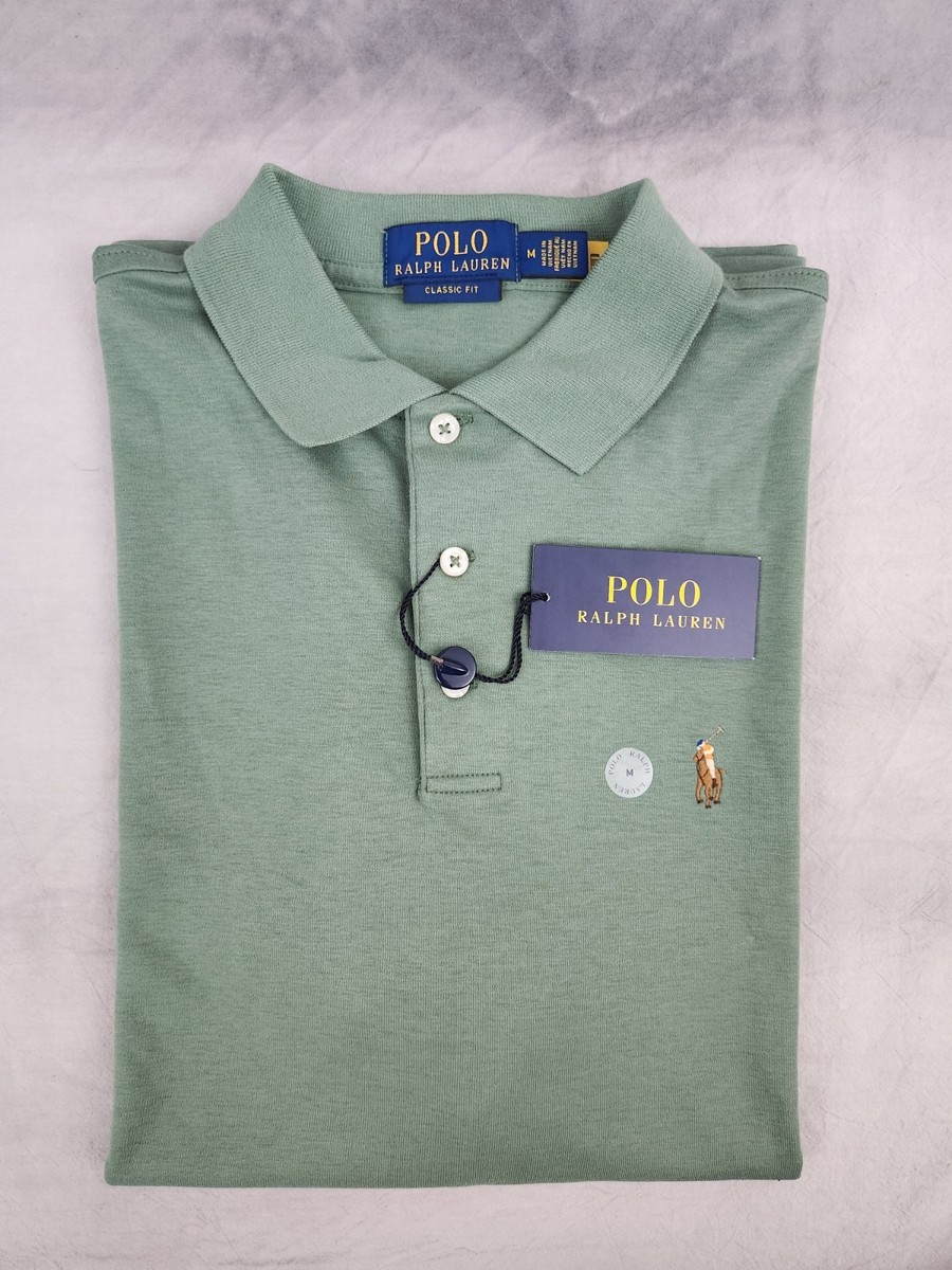 Polo Ralph Lauren Classic Fit Soft Touch Fatigue Polo Shirt Men's
