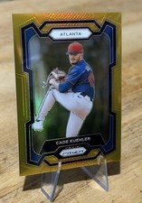 Cade Kuehler /10 GOLD PROSPECT SP Parallel 2024 Prizm Atlanta Braves *