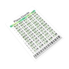 Piano Chord Chart Art Paper Educational Fingering Chart Posters for Pianists