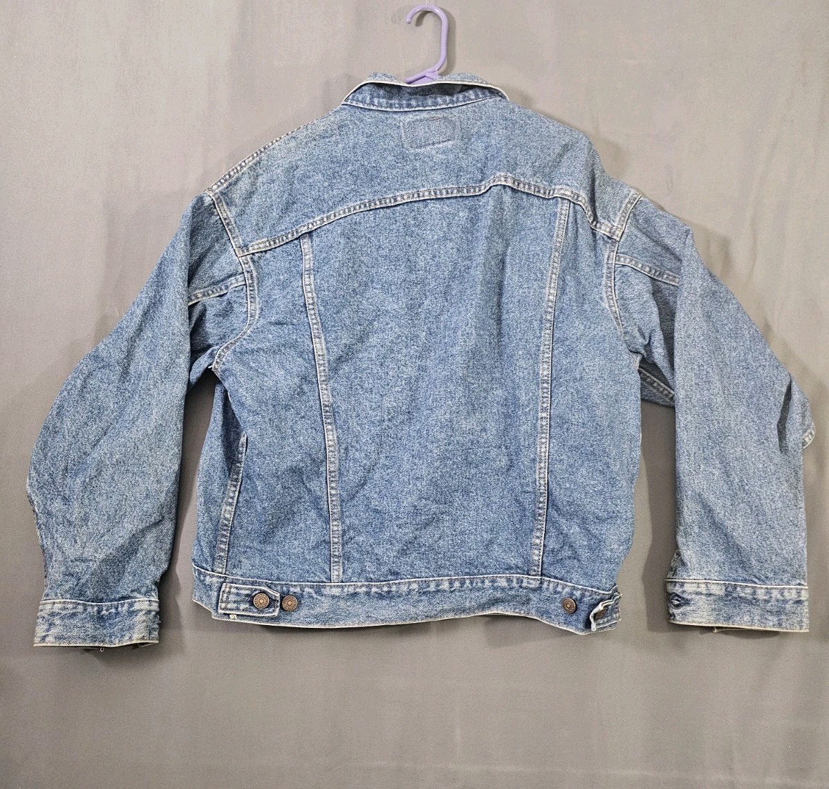 Vintage 80s Levi's Trucker Denim Jacket Size L 70507 0214 Made in USA