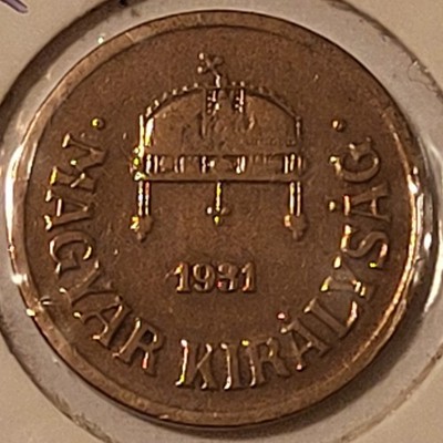 Hungary 1931 BP 2 Filler Coin - Cleaning