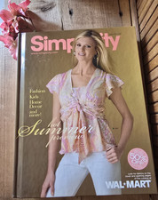 2006 Simplicity Pattern Counter Book Walmart Edition Summer Catalog Sewing Y2K