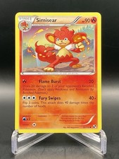 Simisear 22/114 Black & White (2011) Unique Art Uncommon Pokemon Card