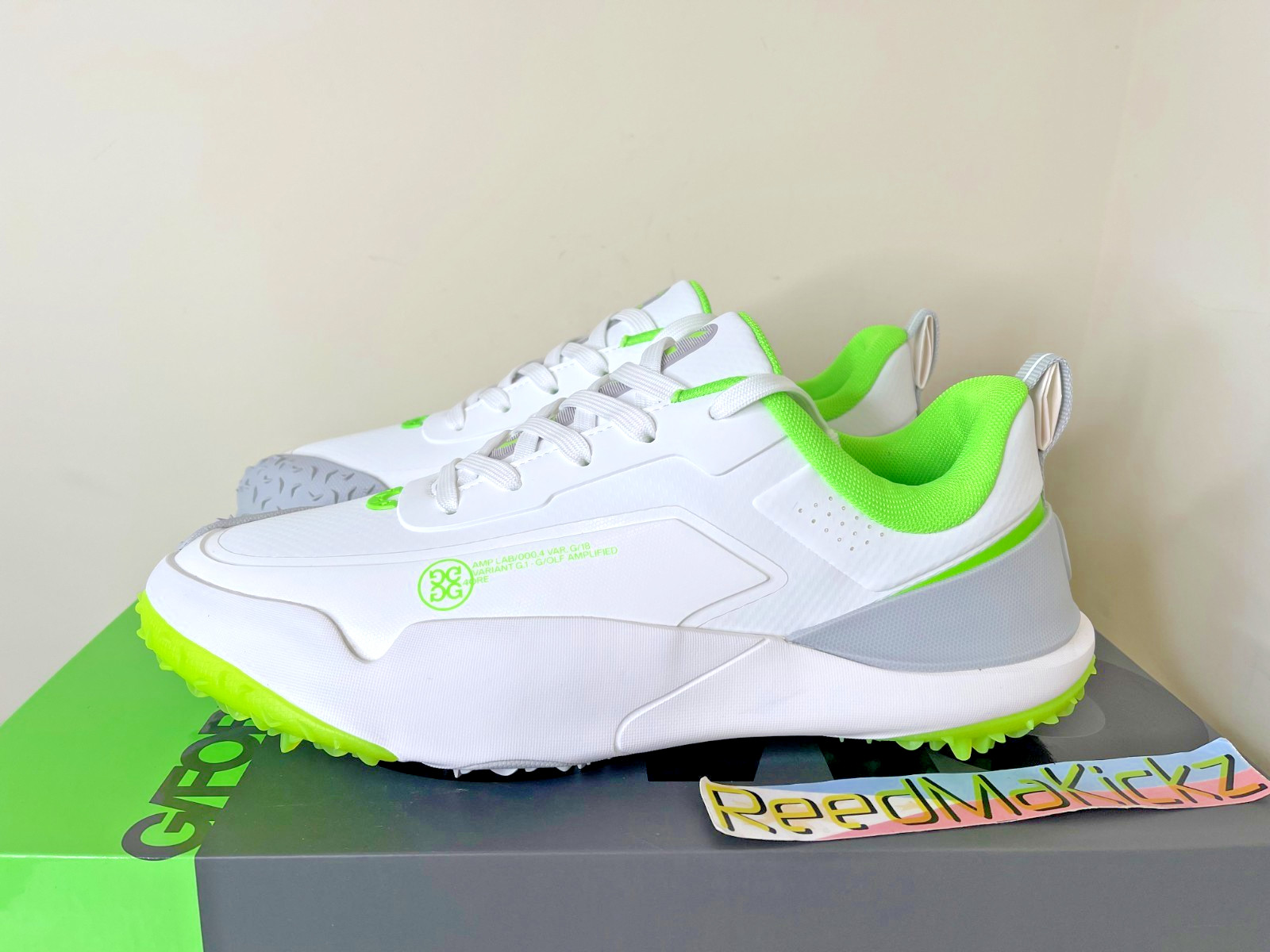 Spikeless White Nimbus Gecko Mens Narrow Fit Guf000001
