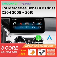 12,33" Android 14 8+128GB Autoradio DAB+ GPS Navi For Mercedes GLK Klasse X204