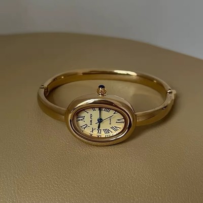 Gold French Vintage Style Unique Dainty Women s Wrist Watch Trendy Cute Gift