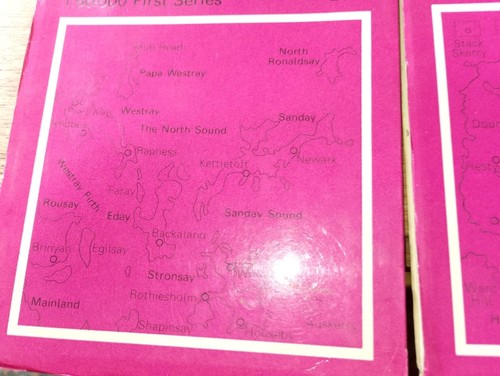 3 Ordnance survey First Series Orkney Island Maps - Picture 2 of 4
