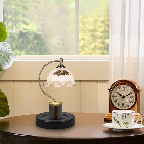 Table Lamp Base Aromatherapy Table Lamp Base Round Desk Lamp Holder Bedroom - Picture 10 of 12