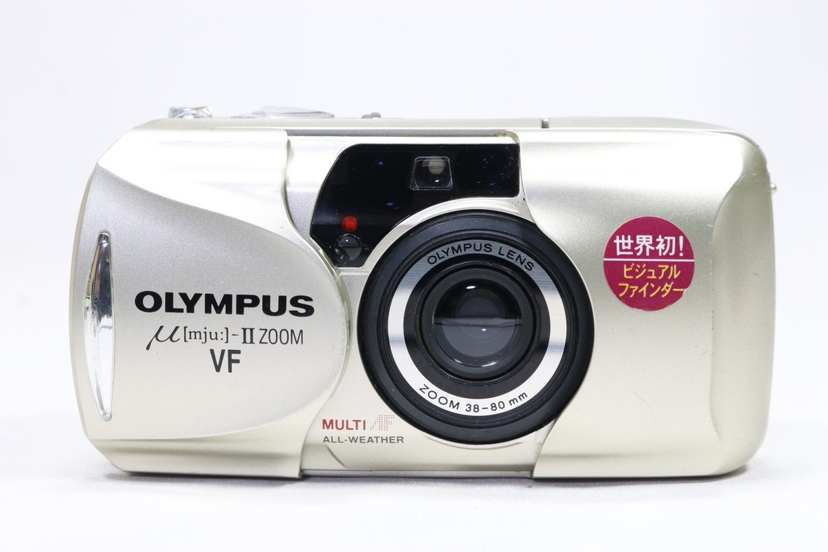 NEAR MINT] Olympus μ mju ii Zoom VF Point & Shoot 35mm Film From