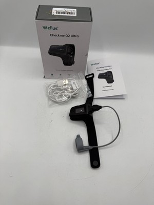 Wellue Wrist Pulse Oximeter 100Hour Endurance Blood Oxygen Monitor Audible Rem.