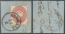 1864-65 VENETO E PROVINCIA DI MANTOVA USATO STEMMA 5 S - US35-10.1