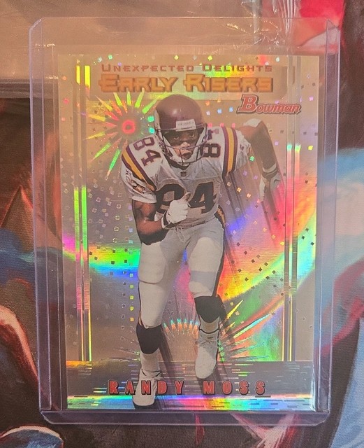 1999 Topps Randy Moss Ssp🔥 "early Risers" Holo Refractor Vikings