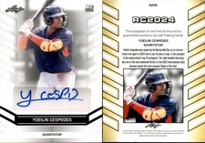 2024 Leaf ROOKIE AUTO YOEILIN CESPEDES #BASE BOSTON RED SOX
