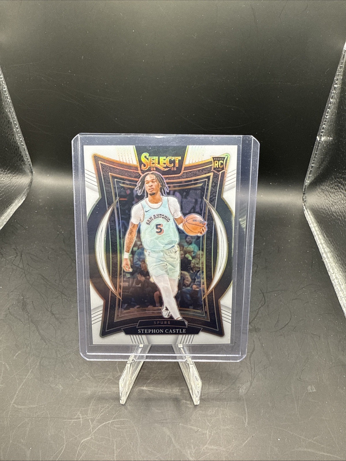 2024-25 Panini Select - Premier Level Stephon Castle #175 White Prizm /149 (RC)