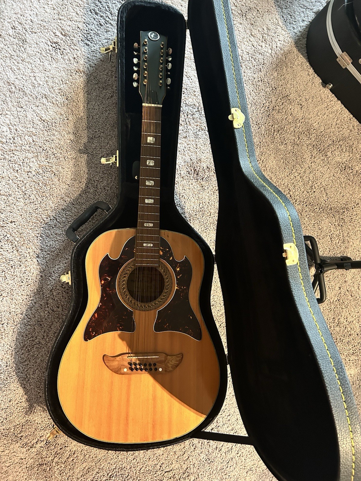Kay 12-String Acoustic Guitar Model K-7905 w /  Hard Case