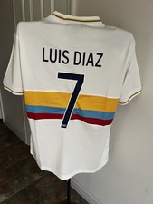 Luis Diaz 7 Colombia 100 Years Jersey EU Size XL US Size Large White NWT