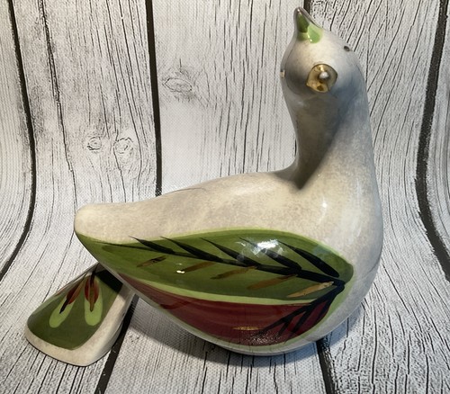 MARC BELLAIRE POTTERY BIRD FIGURE FIGURINE CERAMIC SIGNED Vintage 1950’s #1 - Picture 2 of 9