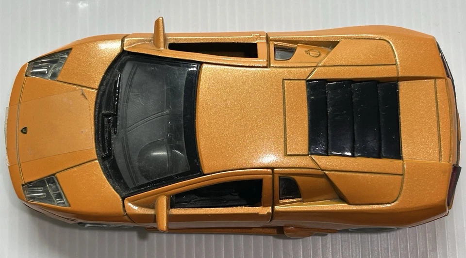 NEWRAY LAMBORGHINI MURCIELAGO MODELO COCHE FUNDIDO A PRESIÓN COLECCIONISTA Naranja Escala 1:32 Foto 3 de 4