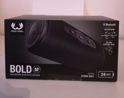 FRESH 'N REBEL Bluetooth -Lautsprecher ''Bold M2'', Storm Grey #24993632, NEU, OVP