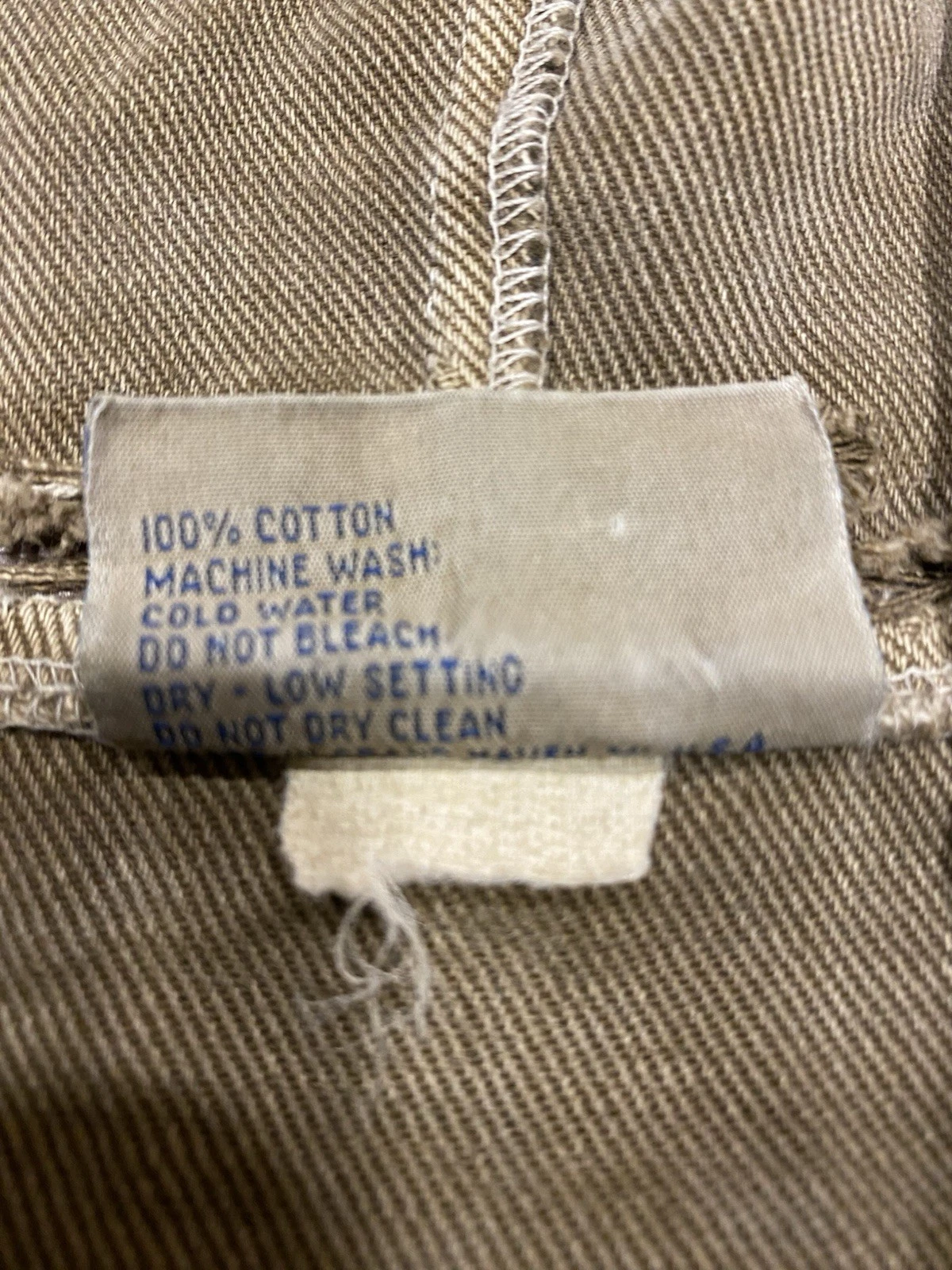 Vintage Michigan Rag Co Cabin Forest Print Hooded Canvas Jacket Distressed Rare - product detail image 5