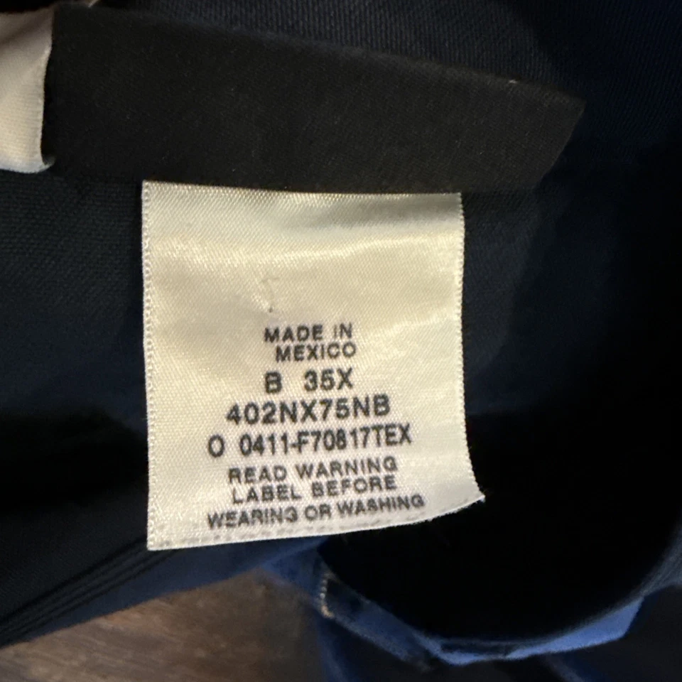 3 Pairs Work rite Nomex Firefighter Pants Navy Blue 35x28 - Image 4 of 4