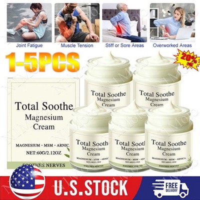 Total Soothe Magnesium Cream Total Relief Magnesium Creams Nerve Pain Relief ~US