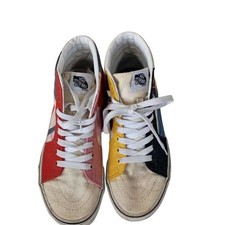 Vans Sk8-Hi MoMA Museum of Modern Art Multi Color Sneakers Women's 7 NWOT 90