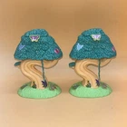 Barbie Fairytopia Little Lands Wildering Woods Playset Tree Lot Of 2 Vintage EUC