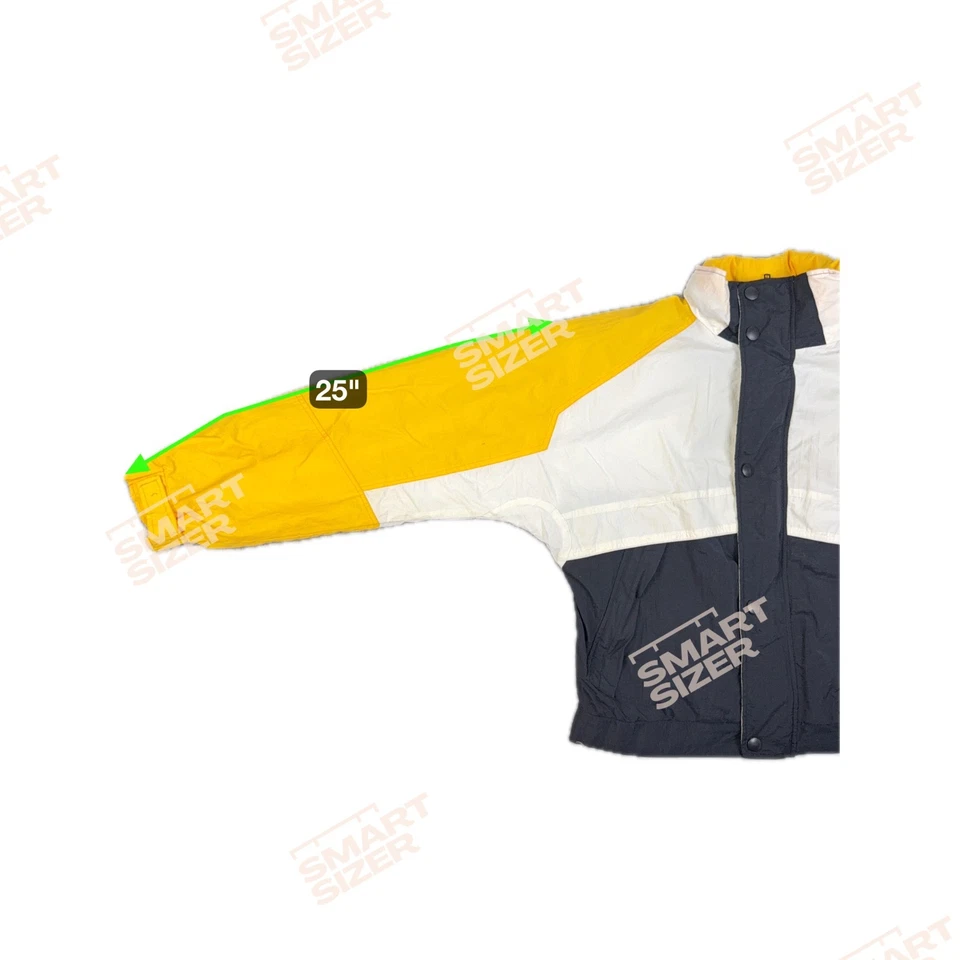 Vintage McDonald’s Employee Windbreaker Jacket Men’s Medium Full Zip Snap 90's - Image 4 of 4