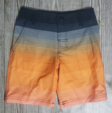 Art Class Boys Swim Trunks Size 4 Orange Blue Ombre Board Shorts