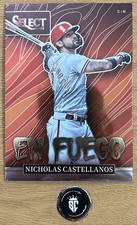 Nicholas Castellanos 2022 Panini Select Baseball En Fuego Base Set Insert #EF22
