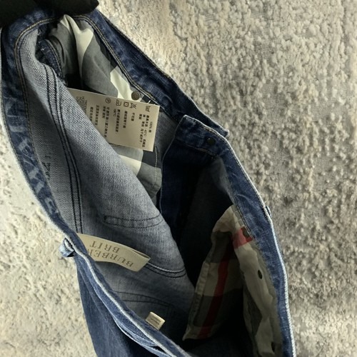 Burberry Brit Swaine Jeans 36x32 Straight Leg Denim Blue Designer Men’s - Picture 11 of 17