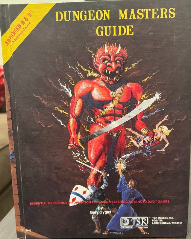 TSR D&D Dungeon Masters Guide Hardcover 1979 - RARE