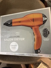 New! Conair Infinite Pro Quick Styling - Salon Dryer Orange Pro Performance