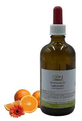 Dufte Momente | ätherisches Öl Orange 100ml | naturrein | pur | mit Pipette