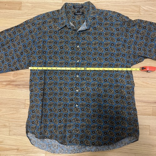 Vintage Christian Dior Monsieur Long Sleeve Floral Shirt Abstract Size XL/TG - Picture 3 of 8
