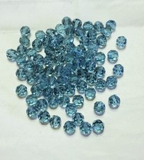 Swarovski 5000 6mm Round beads Indian Sapphire 24pcs