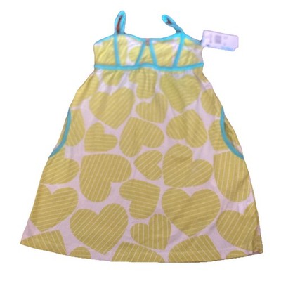 Roxy Girl Heart Pocket Adjustable Thin Straps Dress Girls Size S-NWT *See Descr*